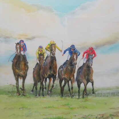 Original painting of Royal Ascot race